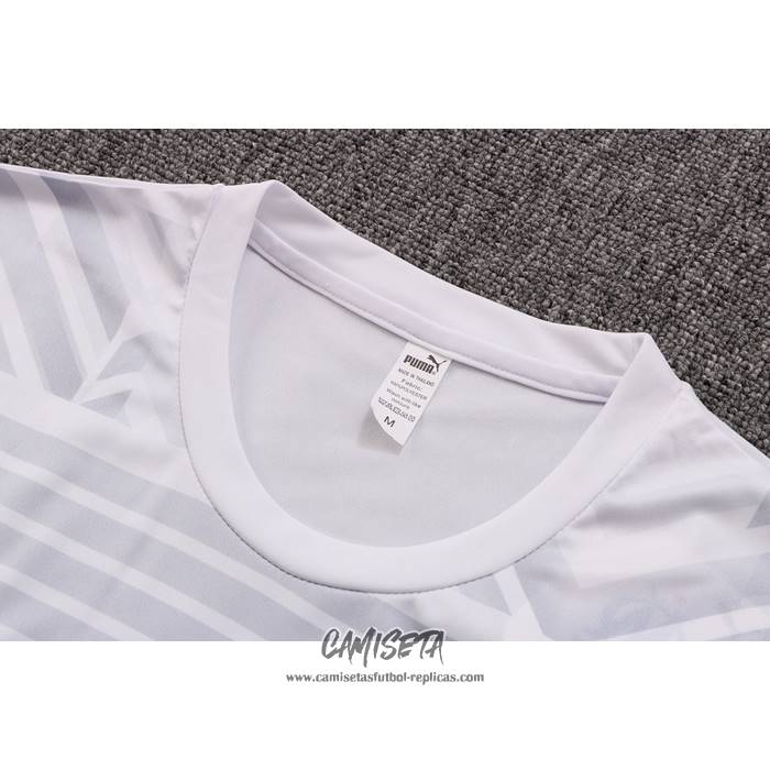 Chandal del Olympique Marsella 2022-2023 Manga Corta Gris